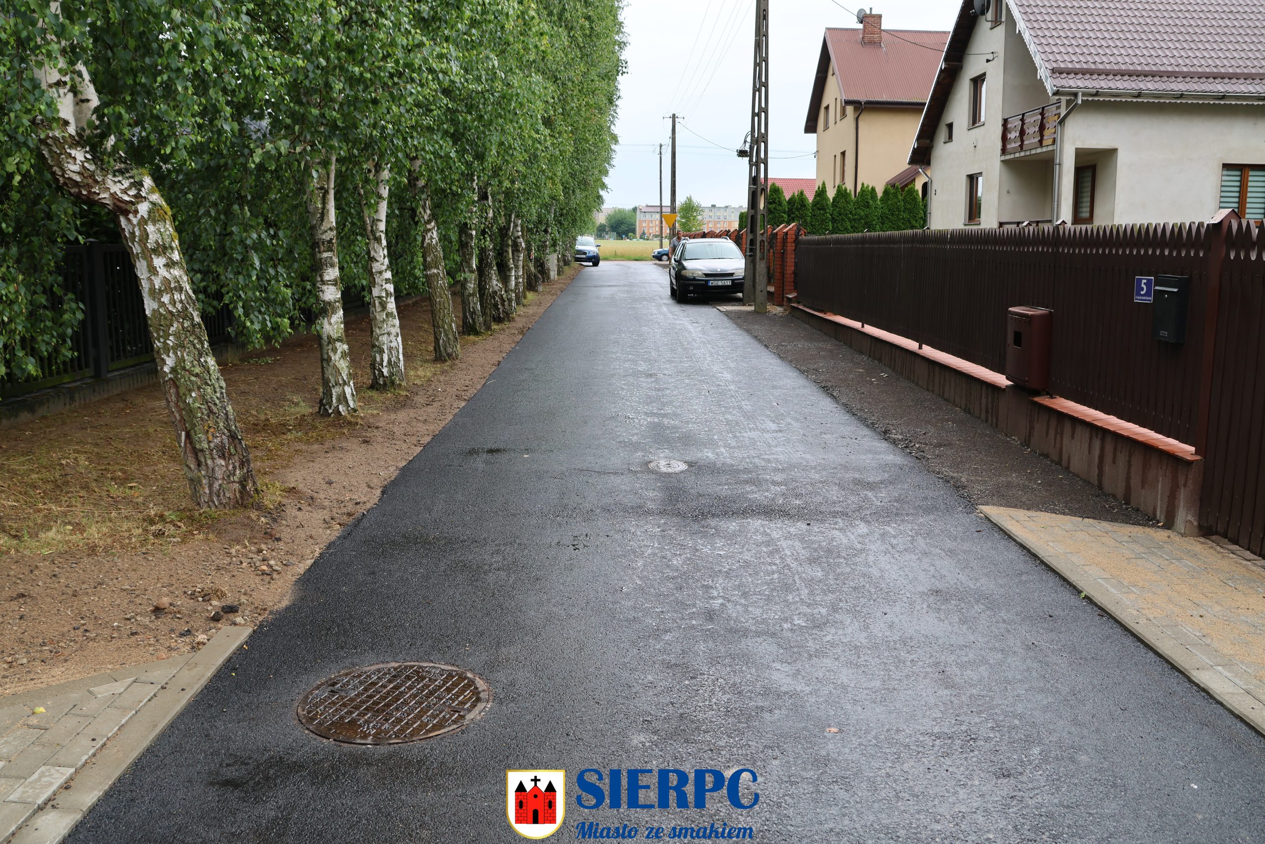 Widok na wyremontowaną ulicę Cypriana Kamila Norwida.