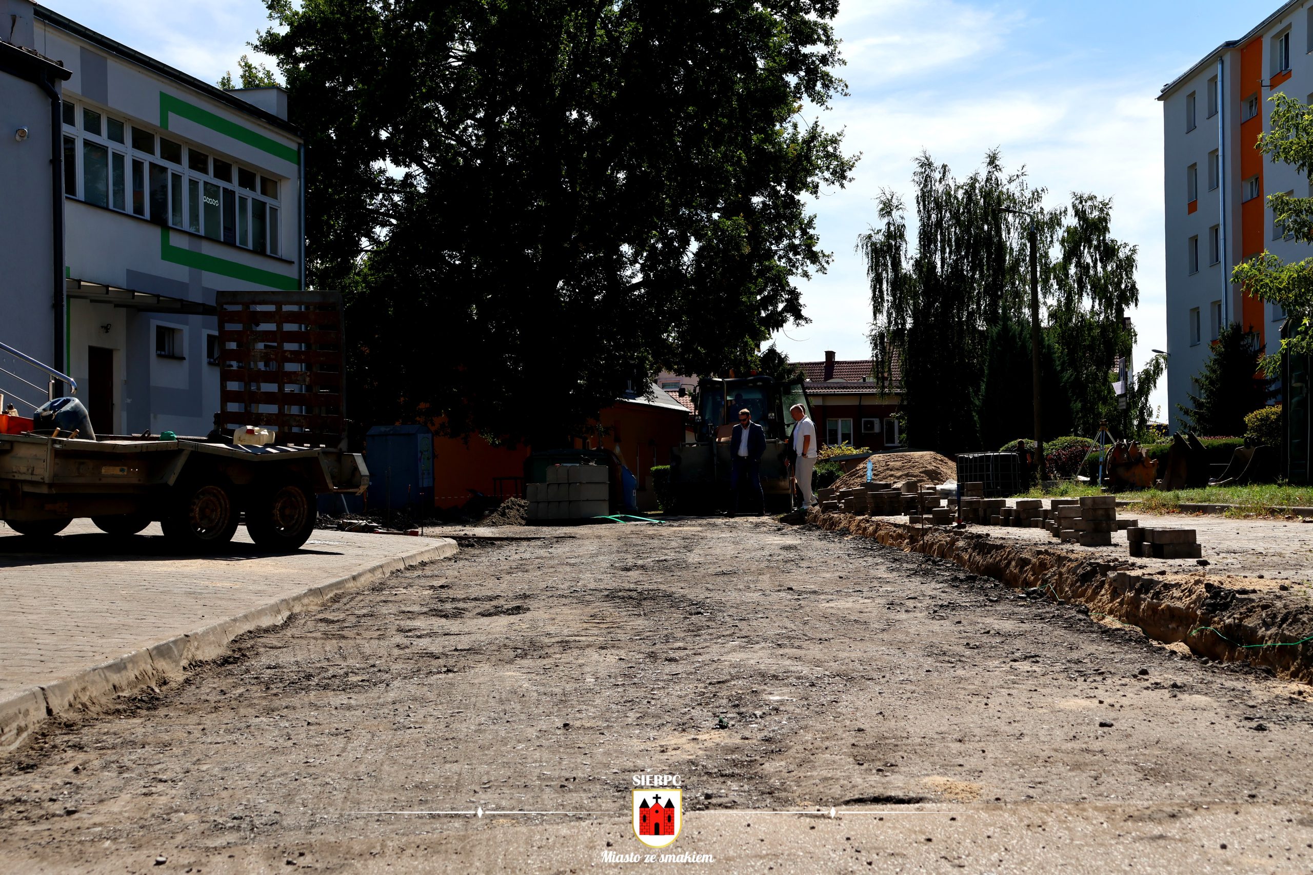 Parking przy ul. Grota Roweckiego 1 w remoncie.