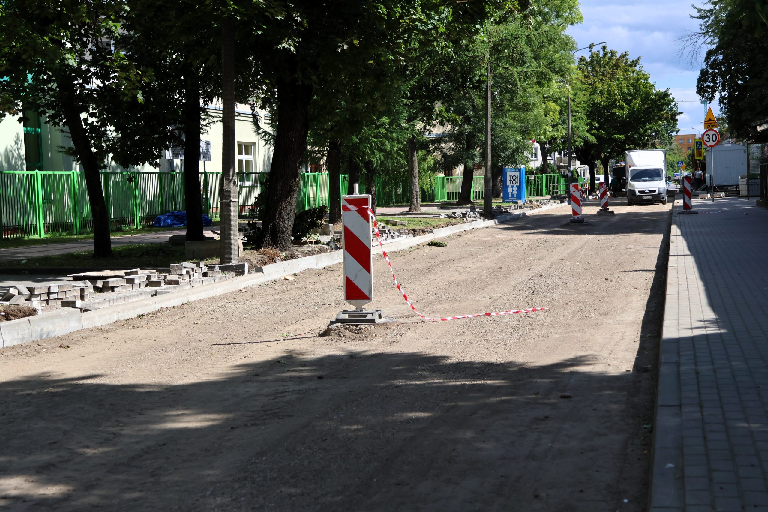Remont ul. Wiosny Ludów na odcinku od ul. Płockiej do skrzyżowania z ul. Braci Tułodzieckich.