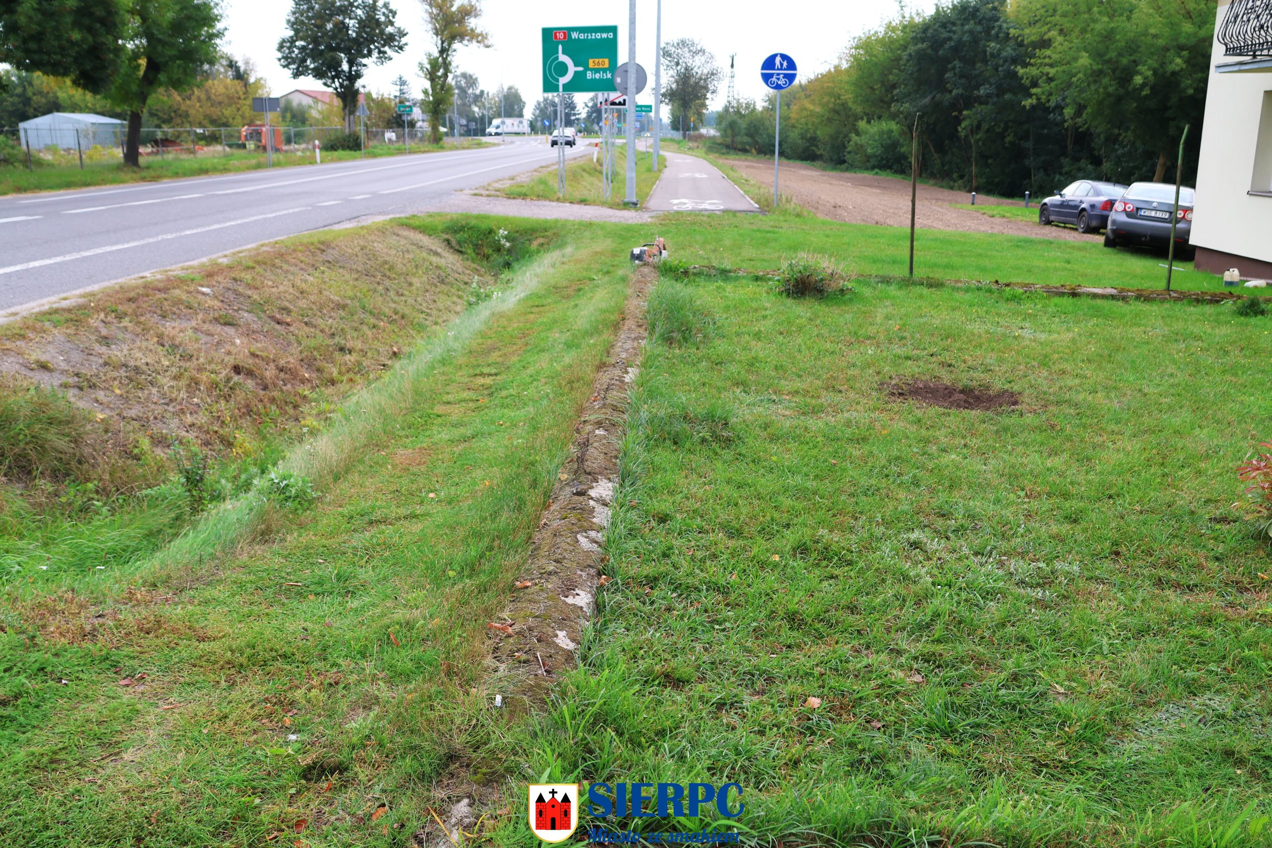 Budowa ścieżki rowerowej wzdłuż drogi krajowej nr 10 na odcinku od ul. Reymonta do obwodnicy Miasta Sierpca.