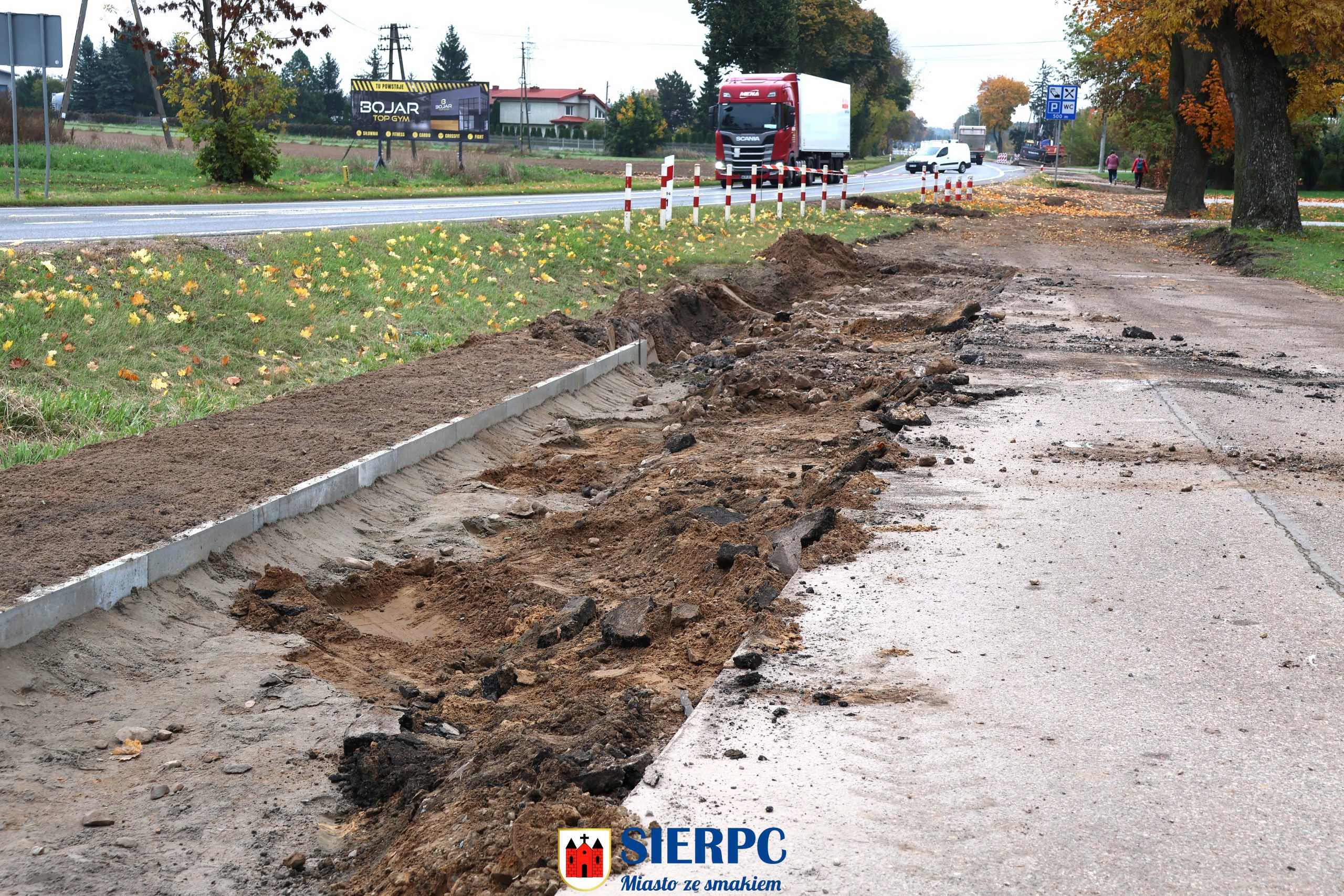 Budowa ścieżki pieszo-rowerowej wzdłuż DK nr 10 n odcinku od ul. Wł. Reymonta do obwodnicy Miasta Sierpca.