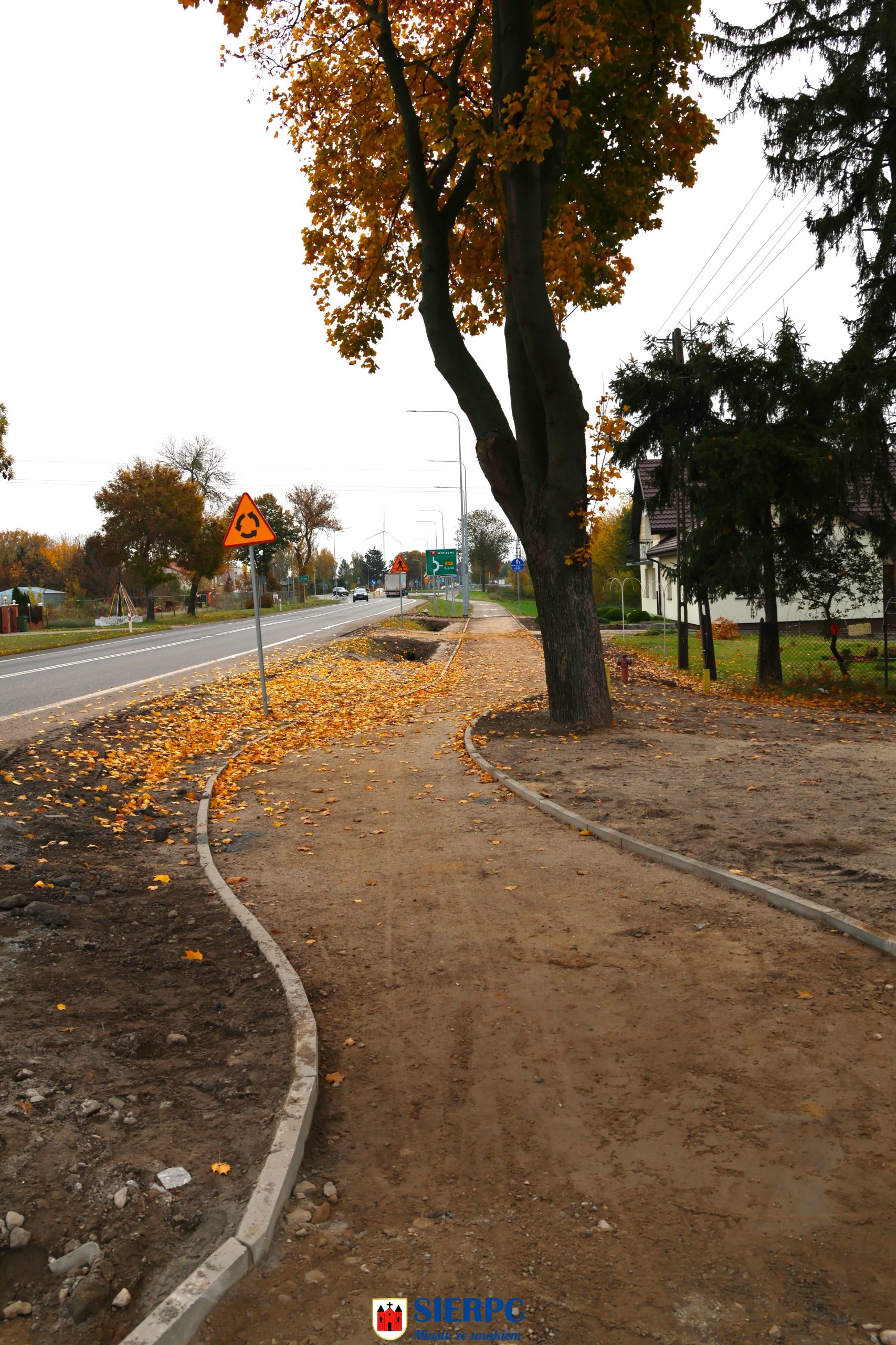 Budowa ścieżki pieszo-rowerowej wzdłuż DK nr 10 n odcinku od ul. Wł. Reymonta do obwodnicy Miasta Sierpca.