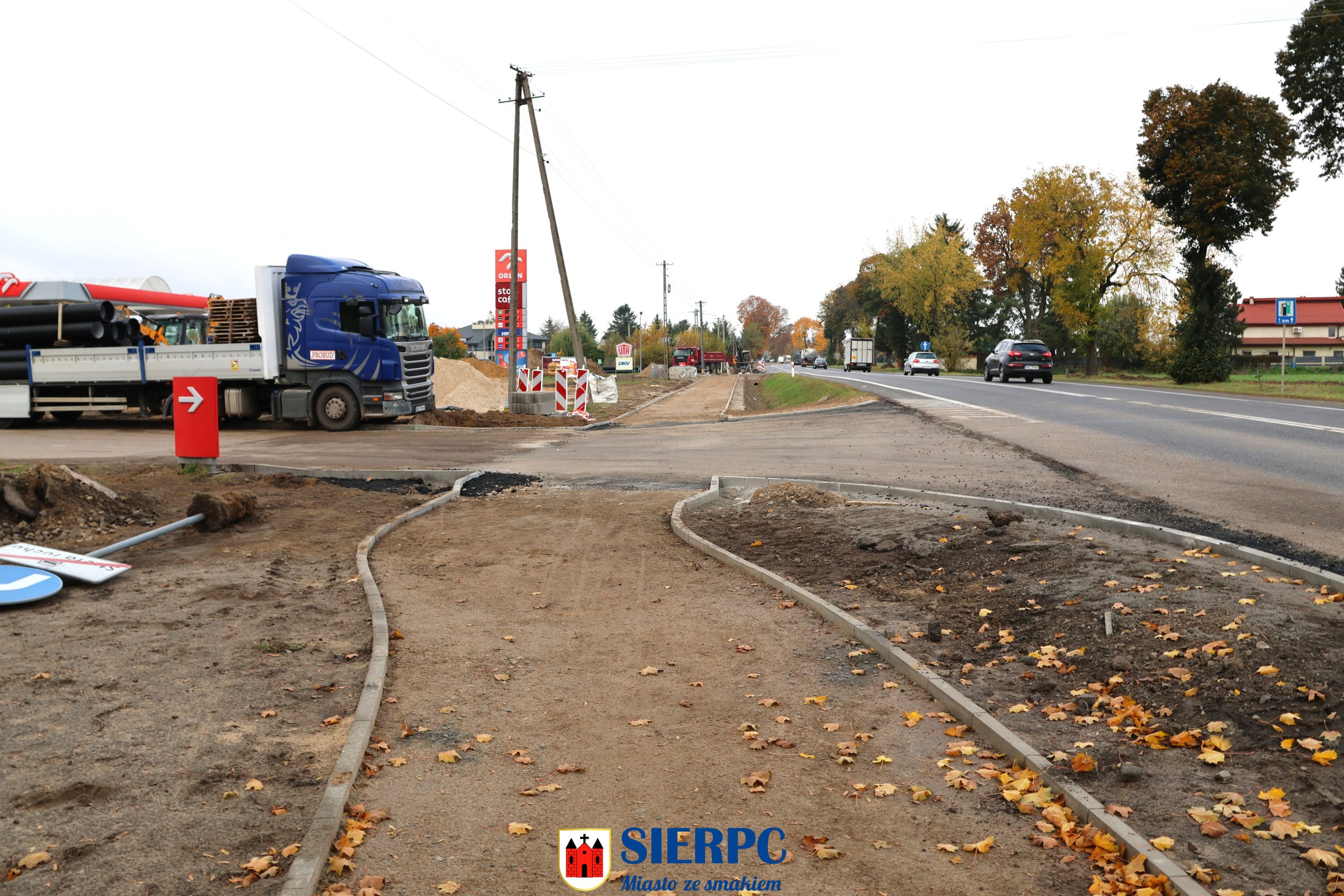 Budowa ścieżki pieszo-rowerowej wzdłuż DK nr 10 n odcinku od ul. Wł. Reymonta do obwodnicy Miasta Sierpca.